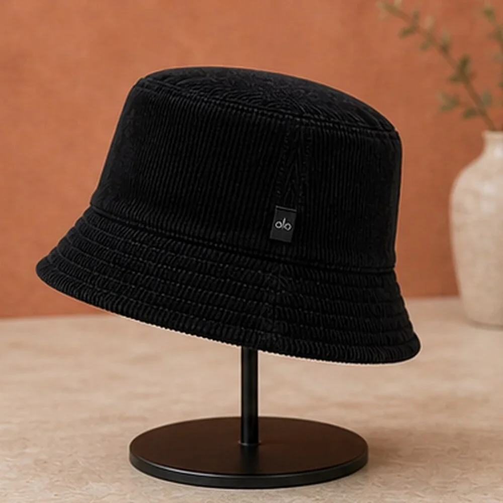 ALO Yoga Black Summer Bucket Hat Sporty